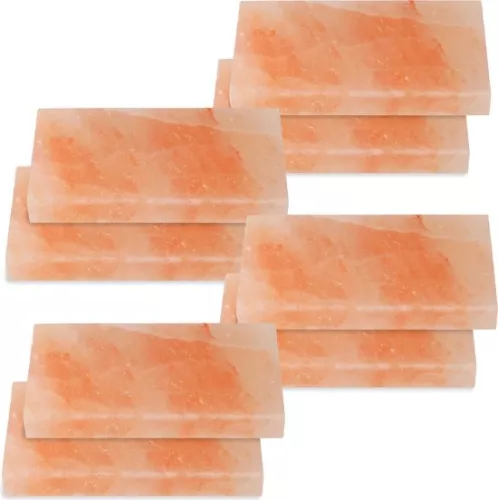 merkloos Zoutstenen BBQ-accessoire: Zouttegel 20 cm x 10 cm x 2,5 cm (8 stuks) (9051292259431)