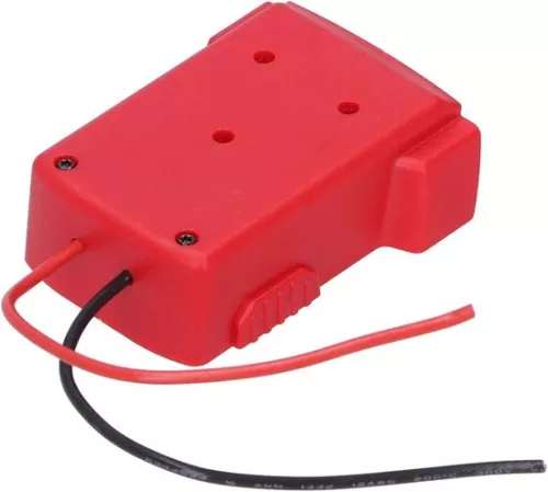 merkloos Adapter voedingsconnector met montagegat voor Milwaukee voedingsomvormer - Industriële benodigdheden 18V M18 XC18 (8785309121671)