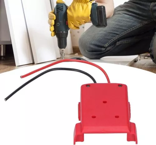 merkloos Adapter voedingsconnector met montagegat voor Milwaukee voedingsomvormer - Industriële benodigdheden 18V M18 XC18 (8785309121671)