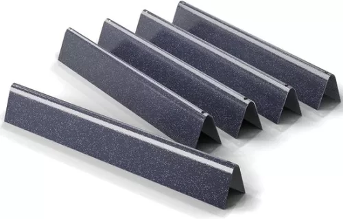 merkloos Flavorizer Bars 445cm 7621 voor Weber Genesis 300 E310 S310 E320 S320 E330 EP310 gasgrill - Porseleinen stalen vlamverdeler (8785299735520)