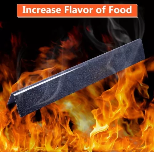 merkloos Flavorizer Bars 445cm 7621 voor Weber Genesis 300 E310 S310 E320 S320 E330 EP310 gasgrill - Porseleinen stalen vlamverdeler (8785299735520)