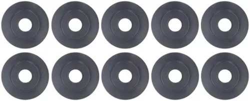 merkloos 10-delige set reservewieltjes voor buissnijder - 18 mm OD 5 mm ID 38 mm dun mangaanstaal slangsnijder - koperen en aluminium buizen (6152345585552)