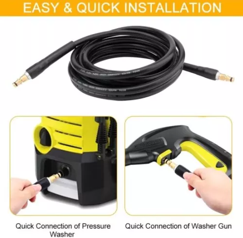 merkloos 6 m vervangingsslangen - voor Karcher K2 K3 K4 K5 K6 K7 hogedrukreinigers - hogedrukreinigerslangen - snelkoppelingen en snelsluitingen (8156864785293)