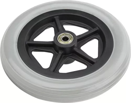 merkloos 7 inch zwenkwielen voor rolstoelen - antislip rubberen wielen - vervangende wielen voor rollator - rolstoelaccessoires. (8785309323303)