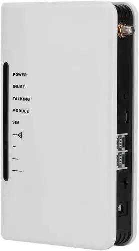 merkloos Analoge GSM-tafeltelefoon, draadloze terminal, GSM-module, quadband 850/900/1800/1900 MHz, ondersteuning voor ontvangst van vaste telefoonlijn, alarmopnamebox (EU-stekker), gateway. (9501231177833)