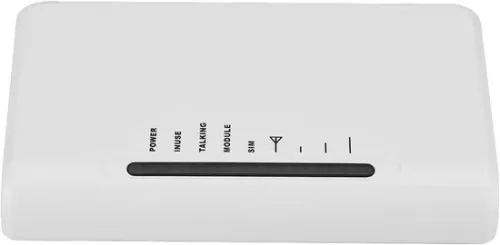merkloos Analoge GSM-tafeltelefoon, draadloze terminal, GSM-module, quadband 850/900/1800/1900 MHz, ondersteuning voor ontvangst van vaste telefoonlijn, alarmopnamebox (EU-stekker), gateway. (9501231177833)