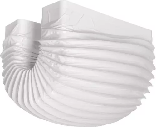 merkloos Afvoerslang voor airconditioning 220x55mm flexibele buis - Aansluiting voor rechthoekige buis - Platte flexibele buis - PVC - Installatie van ventilatiesysteem (6150842571511)