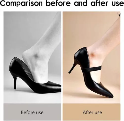 merkloos 3 paar afneembare enkelbandjes - verstelbaar - veters voor hoge hakken - voor pumps met losse hak. (6152317081006)