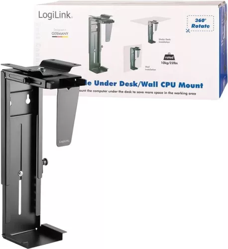 merkloos Verstelbare pc-standaard - 360° draaibaar - geschikt voor computers tot 10 kg (9506695874724)