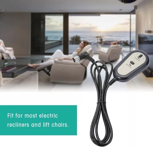 merkloos Inhoud van - Bedieningselementen voor relaxfauteuils met liftfunctie, elektrische afstandsbediening met 2 knoppen, handschakelaar - Bedieningselementen voor elektrische fauteuils en relaxstoelen met liftfunctie. (8785310250940)