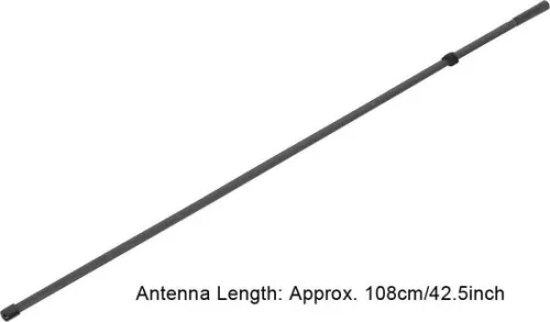 merkloos Dual-band VHF/UHF SMA-F opvouwbare walkie-talkieantenne met hoge versterking voor amateurradiocommunicatie. (6151917084042)