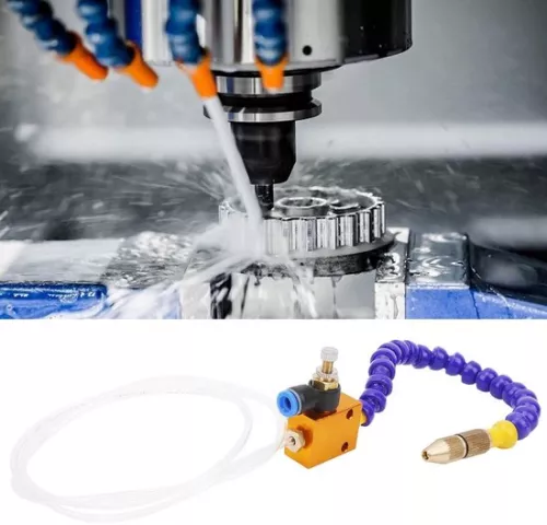 merkloos 2 Stuks Mist Koelvloeistof Smering Sproeisysteem voor 8mm Luchtleiding CNC Draaibank Frezen Boor (8785309345145)