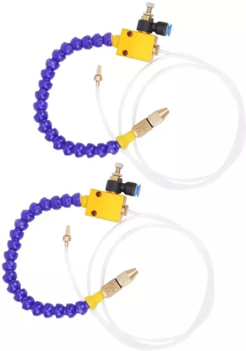 merkloos 2 Stuks Mist Koelvloeistof Smering Sproeisysteem voor 8mm Luchtleiding CNC Draaibank Frezen Boor (8785309345145)