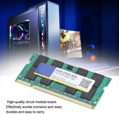 merkloos 8GB DDR2 800MHz SODIMM laptopgeheugen - Xiede PC2 6400 - Hoge snelheid - Volledig compatibel. (8785310320353)