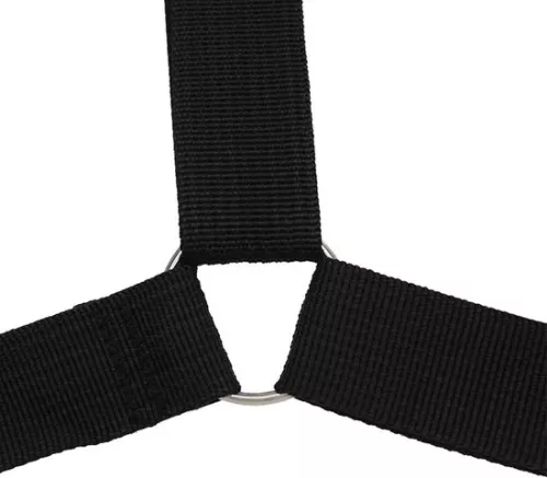 merkloos Verstelbare nylon borst-/schouderband voor saxofoon - zwart, vervangend saxofoonaccessoire (9507788762836)