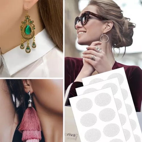 merkloos 300 stuks oorlelsteunpleisters - Verlicht de druk die ontstaat door het uitrekken van het oor - Platte oorlelpleisters voor mannen en vrouwen - Duurzame oorlelsteun (6151902322319)