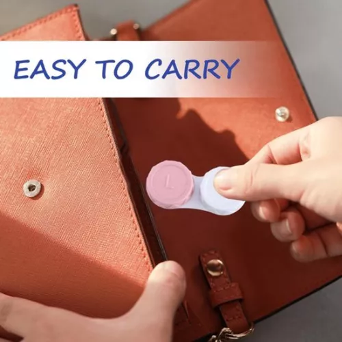 merkloos Contactlenshouder - Contactlensdoos - 25 stuks - Lenzenset - Contactlenshouders - Lenshouder - Contactlenzen - Handig voor onderweg - Handig voor in je handtas (6154519260203)