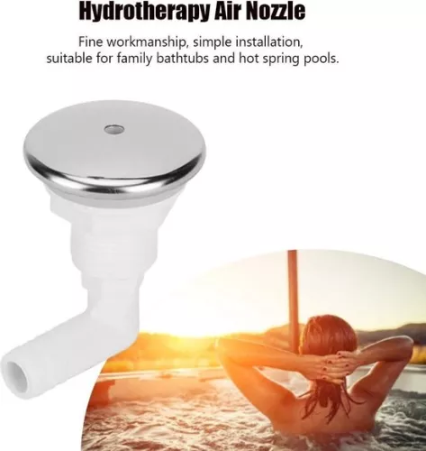 merkloos Luchtmondstukaccessoire voor spa's, badkuipaccessoires, 9-gaats leidingmondstuk, mondstukken - 60-15 mm - verbeterd ontwerp. (6151910798717)