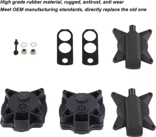 merkloos Complete vervangingsset voor het membraan van de luchtpomp - Hiblow luchtpomp reparatieset. (6152348083079)