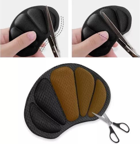 merkloos 2 paar hielgrepen schoenen pads voor schoenen te grote zelfklevende voetkussens pads voor vrouwen mannen dikke schoeninzetstukken terug inlegzolen anti blaar schoenvoeringen hielbeschermers (6151302590523)