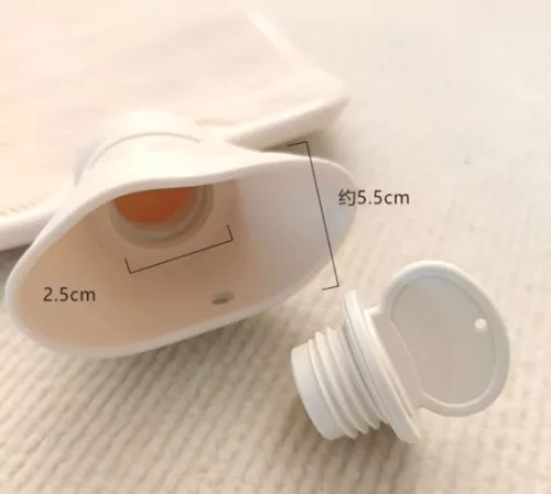 merkloos Warmwaterkruik met etui - 1 liter - Warmwaterkruik - Warmwaterkruik met etui - 3-in-1 - Tot 6 uur warmte - Heerlijk zacht - Warmteband voor menstruatie - Pijnverlichting voor nek, rug, schouders en benen (9193396601461)