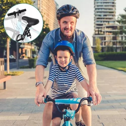 Merkloos Inovra Plus - Kinderfietsstoel met voetsteun. Universele fietsstoel voor kinderen van 2 tot 5 jaar - max. 22 kg (8785335999176)