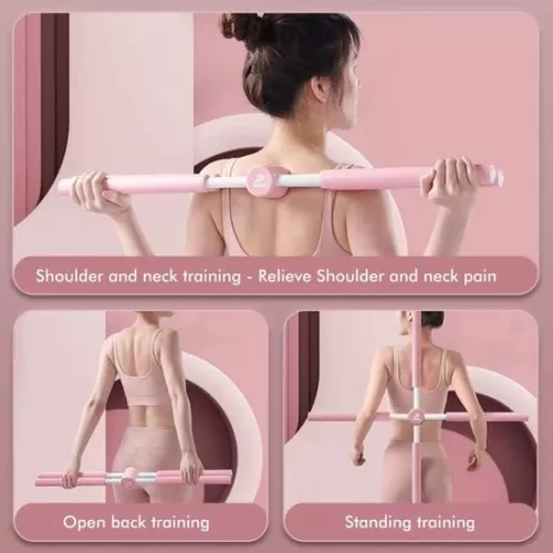 merkloos Yoga Sticks Stretching Tool - Intrekbare houdingscorrector, houdingscorrectiestick, rugbrace (8785297325969)