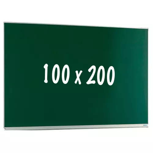 WhiteboardMatch Krijtbord PRO - Magnetisch - Enkelzijdig bord - Schoolbord - Eenvoudige montage - Geëmailleerd staal - Groen - 100x200cm (50428)