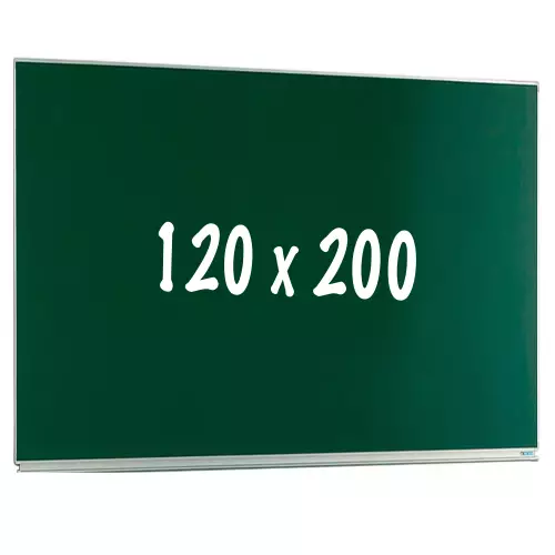 WhiteboardMatch Krijtbord PRO - Magnetisch - Enkelzijdig bord - Schoolbord - Eenvoudige montage - Geëmailleerd staal - Groen - 120x200cm (50429)