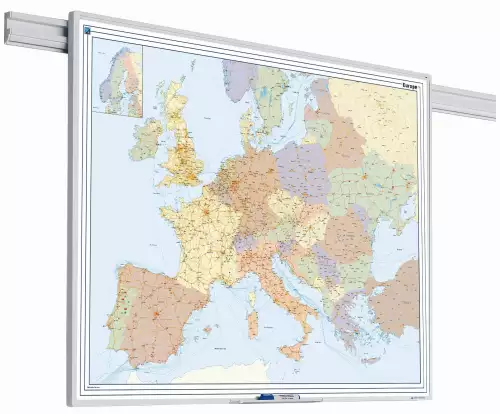 WhiteboardMatch PartnerLine Rail landkaart Europa (50479)