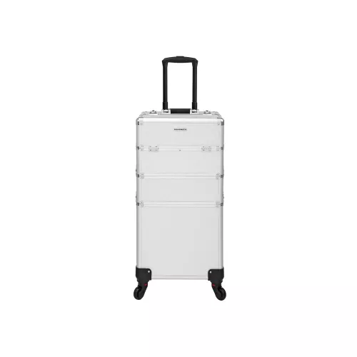 In And OutdoorMatch In And OutdoorMatch Beautycase Mylene - Professionele make-up koffer- Reis bagage afmeting - 3 in 1  Trolley voor kappers - Roterende wielen (63572)