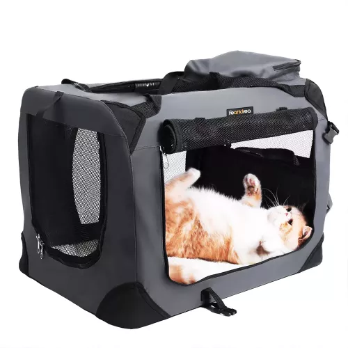 In And OutdoorMatch In And OutdoorMatch Hondenbench XXL Rosalyn - Bench voor honden - Opvouwbaar - Zwart - 40x60x40cm (63603)