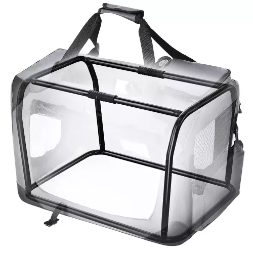 In And OutdoorMatch In And OutdoorMatch Hondenbench XXL Rosalyn - Bench voor honden - Opvouwbaar - Zwart - 40x60x40cm (63603)