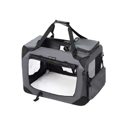 In And OutdoorMatch In And OutdoorMatch Hondenbench XXL Rosalyn - Bench voor honden - Opvouwbaar - Zwart - 40x60x40cm (63603)