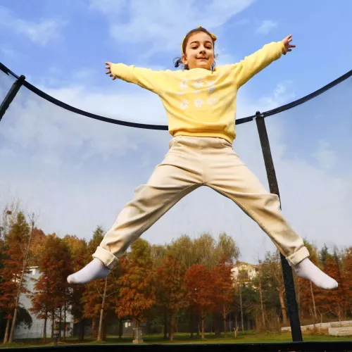 In And OutdoorMatch In And OutdoorMatch Trampoline Albina - Met veiligheidsnet & ladder - 305 cm groen - Rond - Tot 150 kg belasting selecteren (64401)