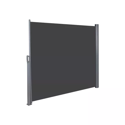 In And OutdoorMatch In And OutdoorMatch Luxe Zichtnet Laurel - Uitschuifbaar - Zichtdoek - Privacydoek - Windbreekgaas - Netomheining - Grijs - 160 x 300 cm (64418)