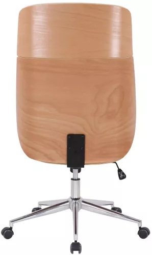 In And OutdoorMatch In And OutdoorMatch Premium bureaustoel Deondre - Bruin kunstleer - Hoogte verstelbaar 44 - 52 cm - Ergonomisch - Luxe (64997)