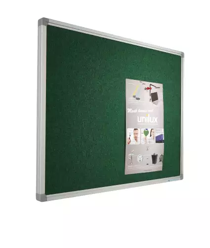 WhiteboardMatch Prikbord kurk PRO - Aluminium frame - Eenvoudige montage - Punaises - Prikborden - 90x120cm (50596)