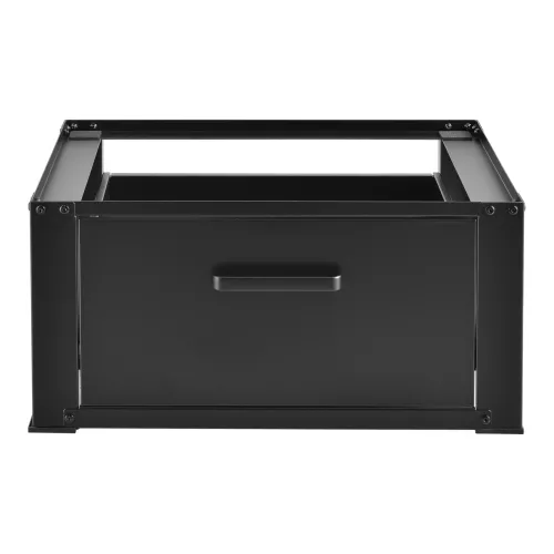 In And OutdoorMatch In And OutdoorMatch Wasmachine Plint Booster Daniel - Met Lade - 63x54x31 - Tot 150 kg - Zwart - Staal (68077)