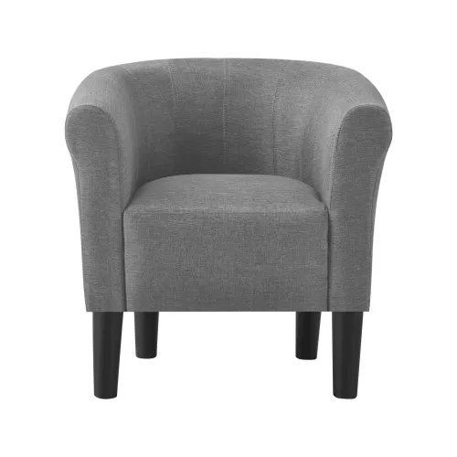 In And OutdoorMatch In And OutdoorMatch Kuipstoel Mylene - Kuipfauteuil - Stof - 70x70x58 cm - Grijs - Luxe Design (68203)