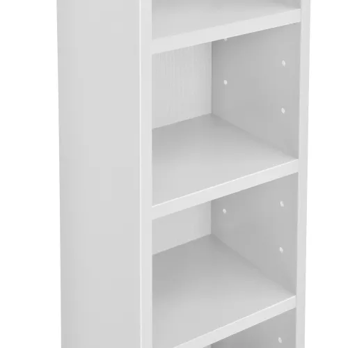 In And OutdoorMatch In And OutdoorMatch CD/DVD Kast Compartiment Gage - Kast - Met 6 Planken - 90x20x20 cm - Wit - Spaanplaat - Modern Design (68258)