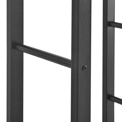In And OutdoorMatch In And OutdoorMatch Stalen Brandhout Rek Cristal - Houtopslag - 50x150x25 cm - Zwart (68702)