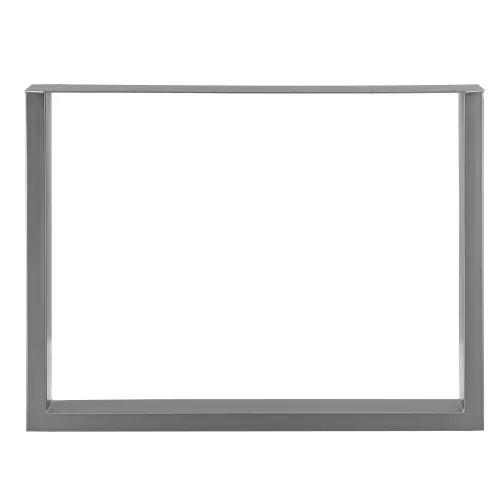 In And OutdoorMatch In And OutdoorMatch Tafelpoot Valerie - Stalen Onderstel - Set van 2 - U Tafelpoot - 90x72 cm - Grijs (68829)