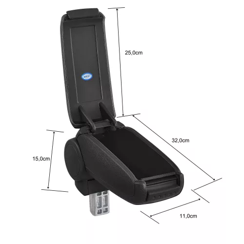 In And OutdoorMatch In And OutdoorMatch Armsteun Dillan - Voor BMW Mini 2006 R55 R56 R57 - Stof - Zwart (69172)