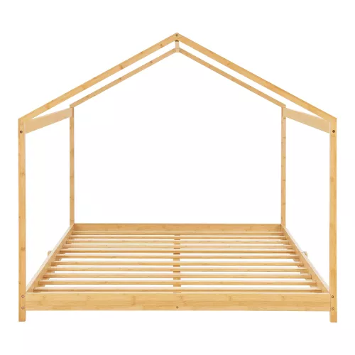 In And OutdoorMatch In And OutdoorMatch Kinderbed Lucky  - Huisbed - Bamboe - 140x200cm - Voor Jongens - Voor Meisjes (70167)