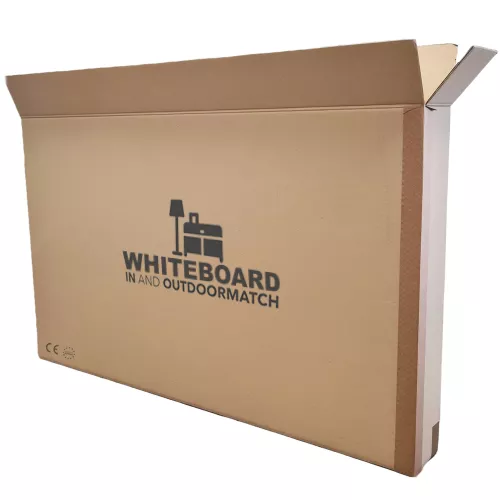 In And OutdoorMatch Whiteboard PRO Damon - 2 in 1 - Emaille staal - Weekplanner - Maandplanner - Jaarplanner - Magnetisch - Wit - 100x200cm (70358)