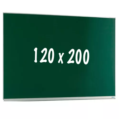 In And OutdoorMatch Krijtbord PRO Dollie - Magnetisch - Enkelzijdig bord - Schoolbord - Eenvoudige montage - Emaille staal - Groen - 120x200cm (70401)