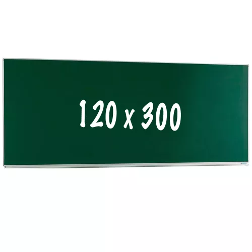 In And OutdoorMatch Krijtbord PRO Singleton - Magnetisch - Enkelzijdig bord - Schoolbord - Eenvoudige montage - Emaille staal - Groen - 120x300cm (70405)