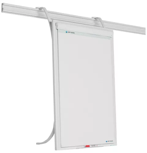 In And OutdoorMatch Whiteboard rail PRO Irwin - Emaille staal - Weekplanner - Maandplanner - Jaarplanner - Magnetisch - Wit - 70x100cm (70434)