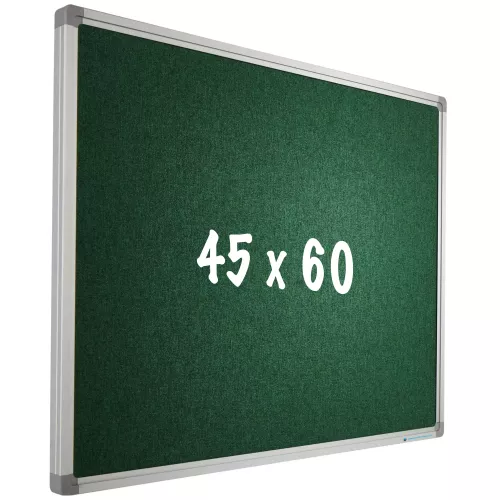 In And OutdoorMatch Prikbord Camira stof PRO Moyer - Aluminium frame - Eenvoudige montage - Punaises - Prikborden - 45x60cm (70462)